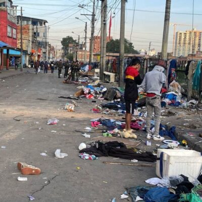 explosión de una granada en Bogotá