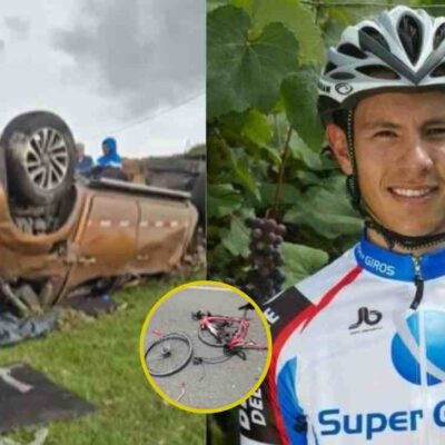 muerte de Jhonatan Paredes, exciclista colombiano