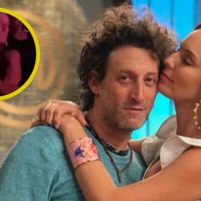 foto de Simón Brand con su nueva novia