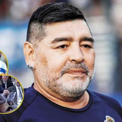foto impactante del cuerpo de Maradona antes de fallecer,