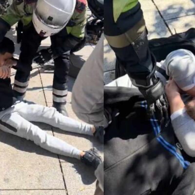 fotógrafo chino frustró el intento de robo