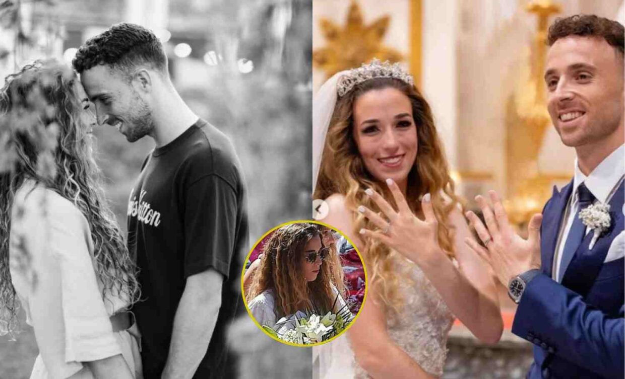 fotos de la esposa de Diogo Jota después de las exequias del jugador