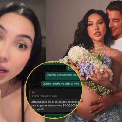 fuerte pelea en redes entre aida victoria merlano y el papá de su hijo