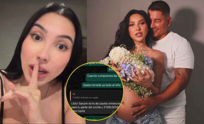 fuerte pelea en redes entre aida victoria merlano y el papá de su hijo