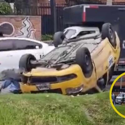 Grave accidente en el norte de Bogotá