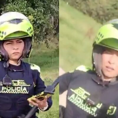 Habló joven agredido con un bolillazo en la cabeza por patrullera en Bogotá