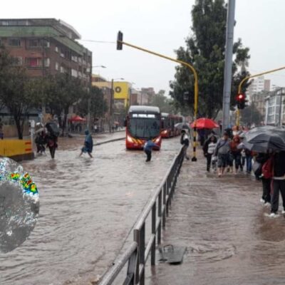 hasta cuando va a llover en Bogotá