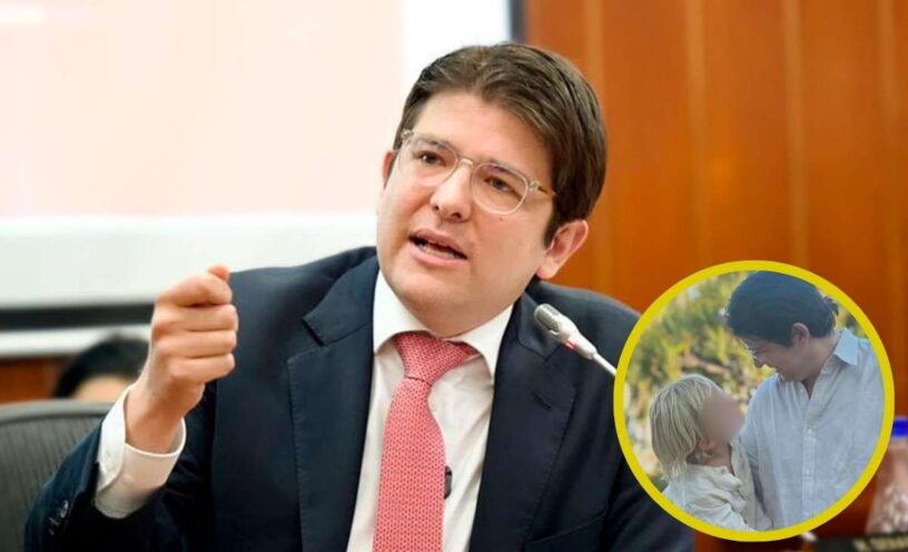 hijo de Miguel Uribe