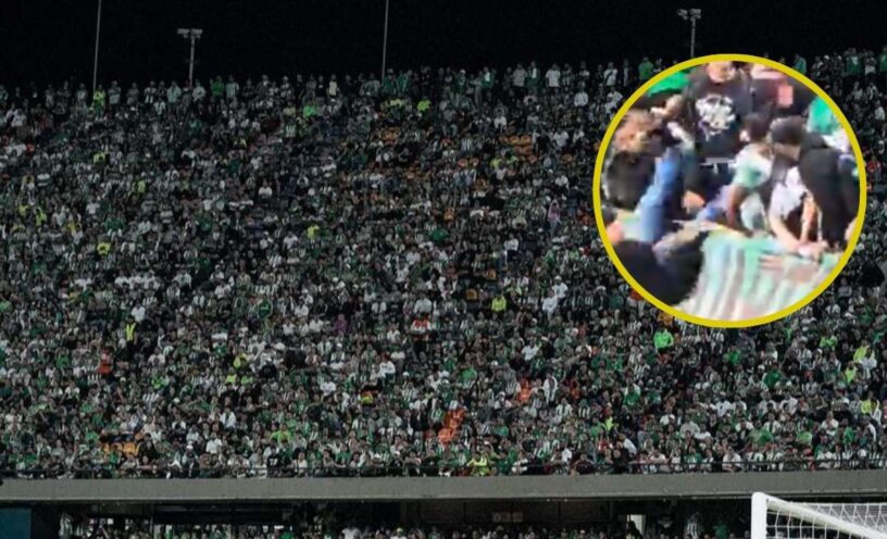 Hincha del Nacional cayó desde las gradas