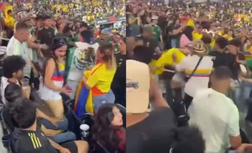hinchas mexicanos golpearon a un hombre colombiano tras partido