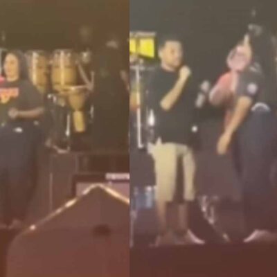 hombre dejó al descubierto a su pareja infiel en concierto de Jessi Uribe