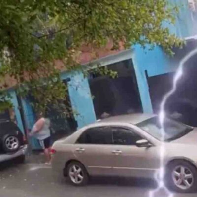 hombre que fue impactado por un rayo