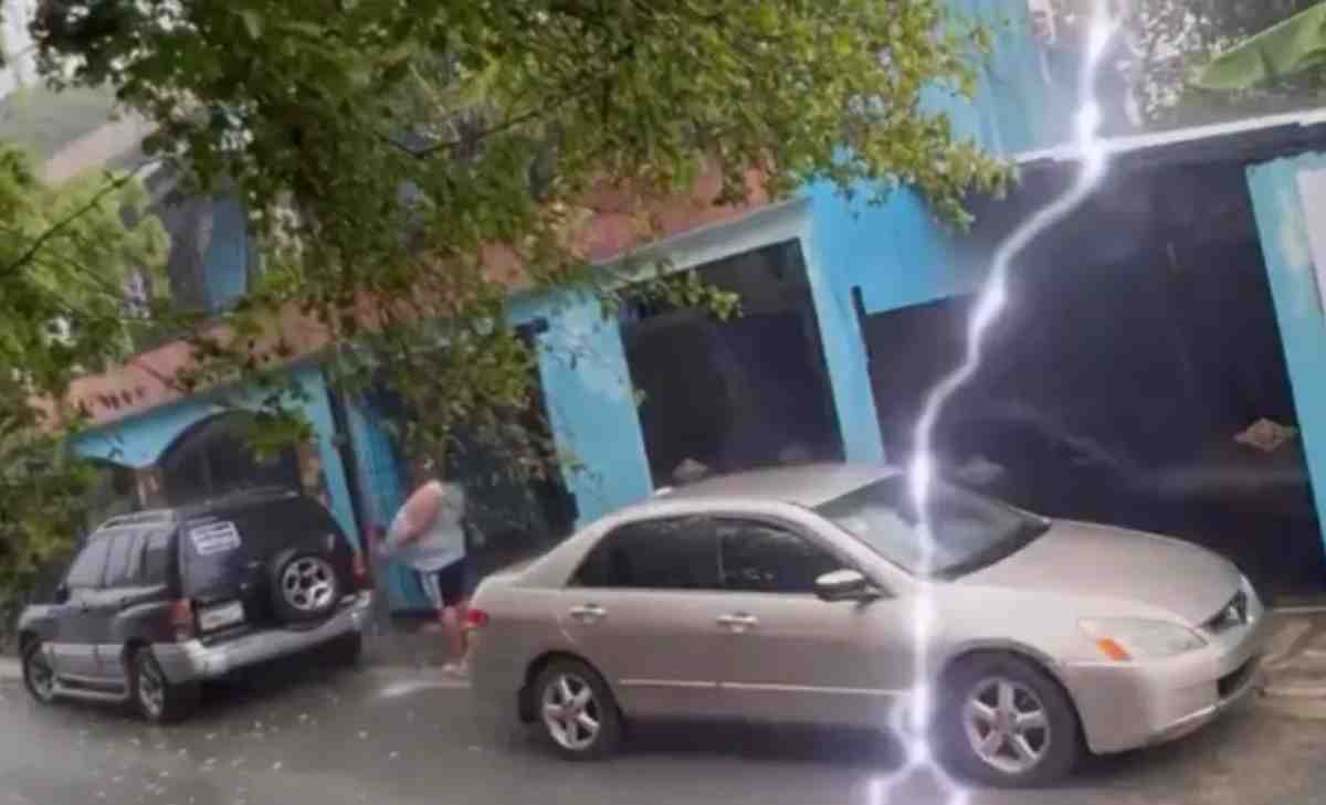 hombre que fue impactado por un rayo