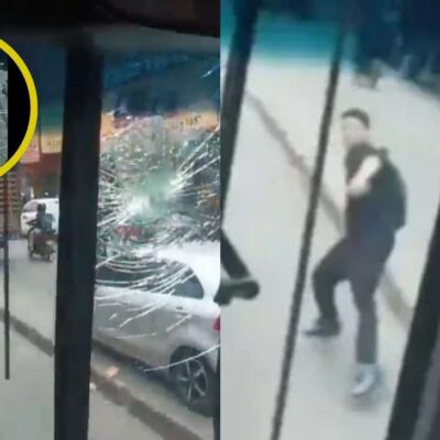Hombre reconoció a su hijo en redes vandalizando buses y lo entregó a las autoridades