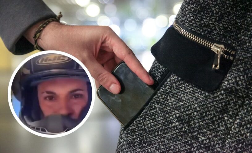 Hombre robó un celular y quedó grabado por videollamada