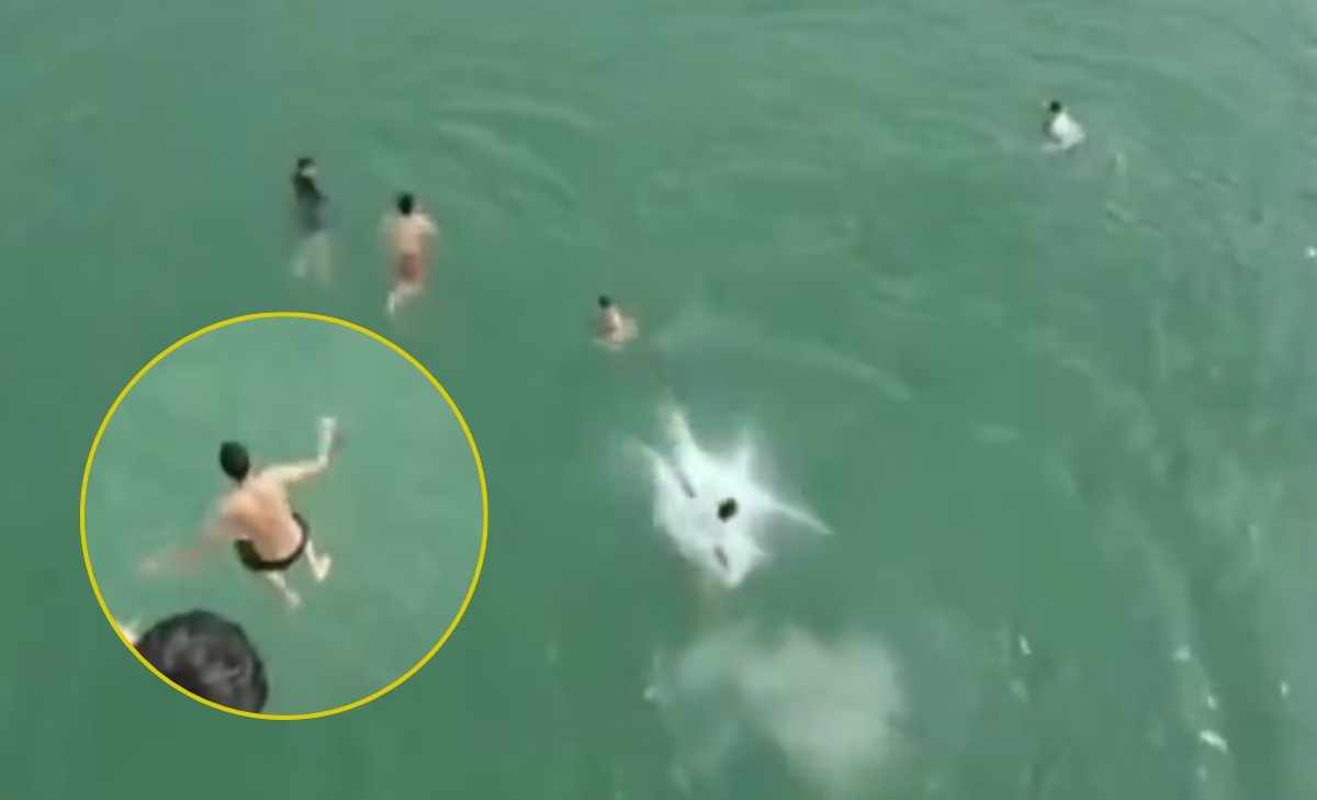 hombre saltó al mar y ocasionó fuertes fracturas a otro joven