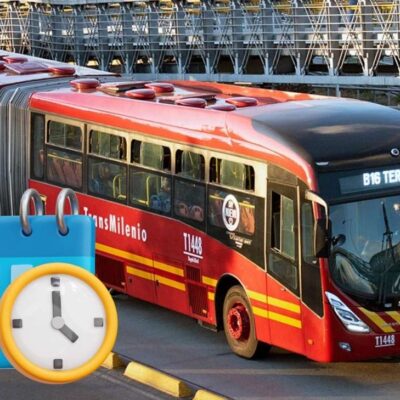 horario de Transmilenio para el 31 de diciembre y 1 de enero