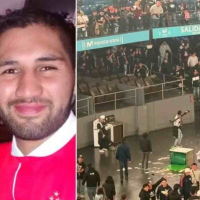 último chat del hombre que perdió la vida en el Movistar Arena