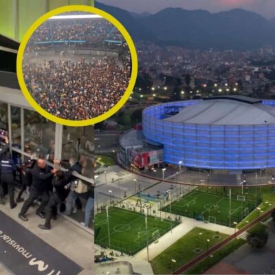 Aterradoras imágenes de los desmanes que se vivieron en concierto en el Movistar Arena de Bogotá
