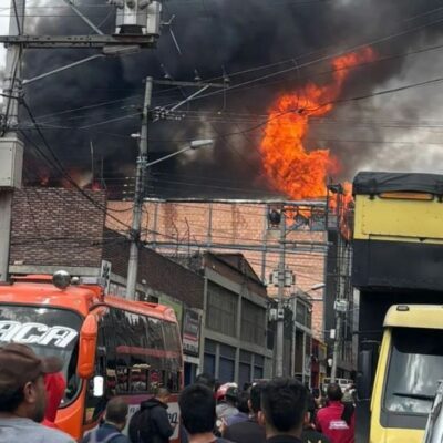incendio en San Andresito Bogotá