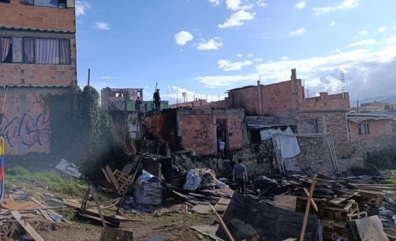 Incendio en Soacha