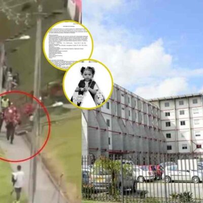 informe médico de la niña que fue desvivivida por su madre en Manizales