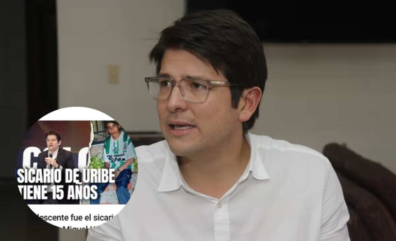 noticiero confundió Miguel Uribe