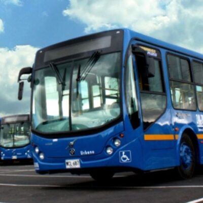 Intento de robo a un SITP en Bogotá