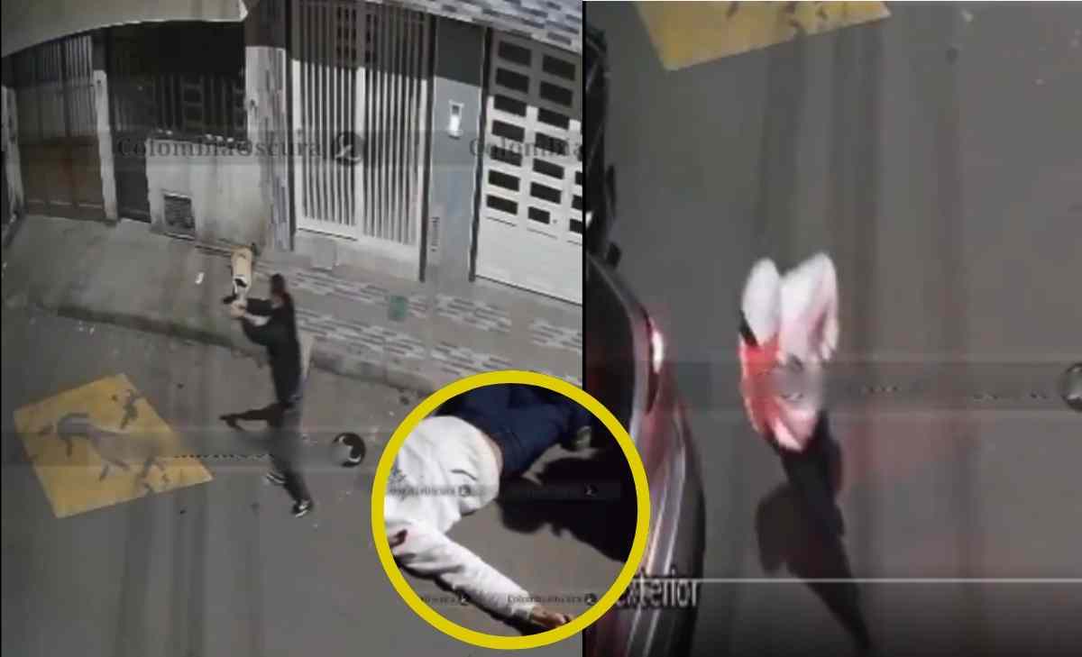 video quedó registrado un tiroteo en la localidad de Kennedy