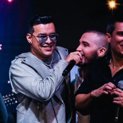 Jessi Uribe en el cumpleaños de Pipe Bueno
