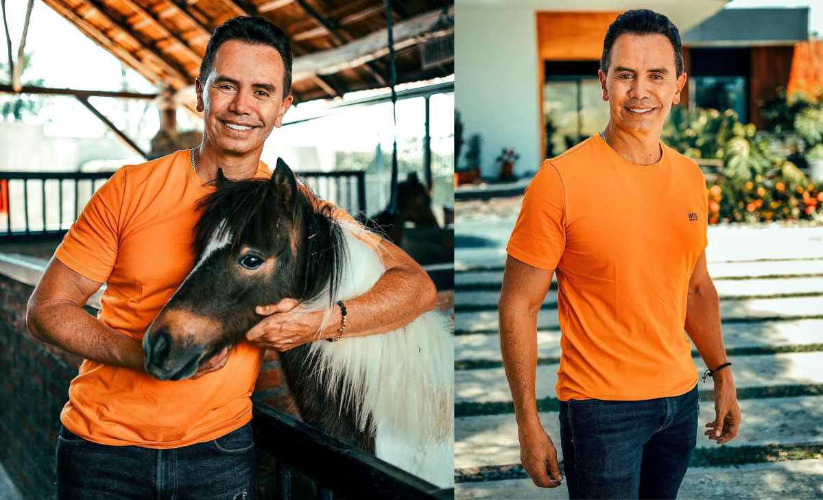 jhonny rivera tuvo noble gesto con un caballo abandonado