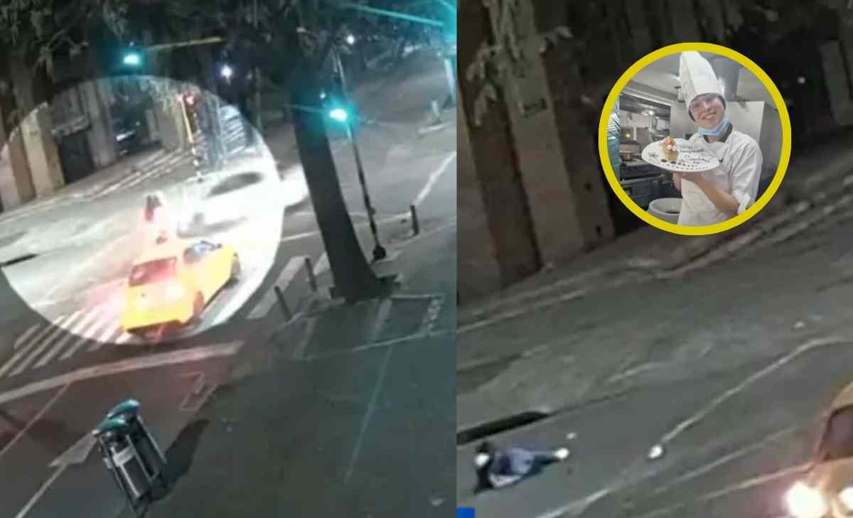 Joven chef fue arrollada por un carro imprudente en Bogotá