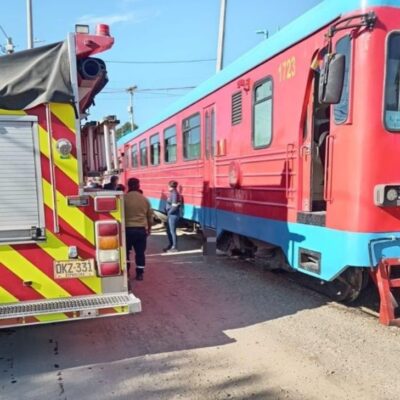 Joven fue arrollada por el tren de la sabana