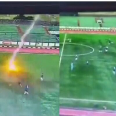 Jugador murió por rayo en campo de futbol