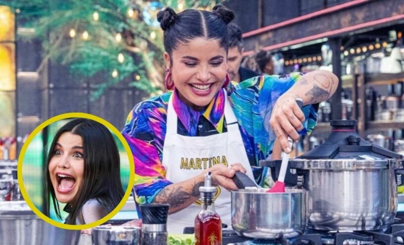 Así reaccionó Martina La Peligrosa a su derrota en Masterchef