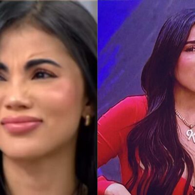reacción de Karina García a Marcela Reyes