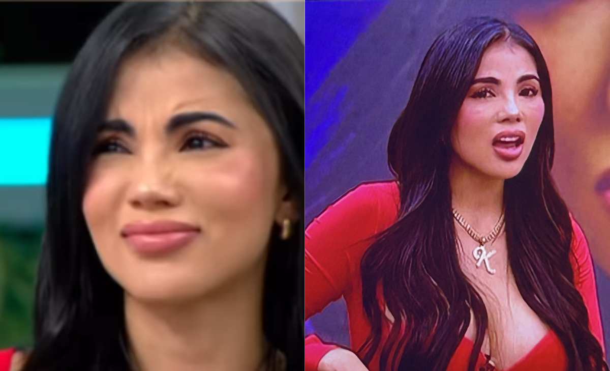 reacción de Karina García a Marcela Reyes