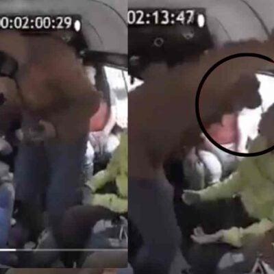 Un ladrón le robó besos a uno de los pasajeros