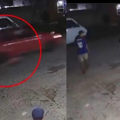 Ladrones arrastraron a Niña de 7 años en carro