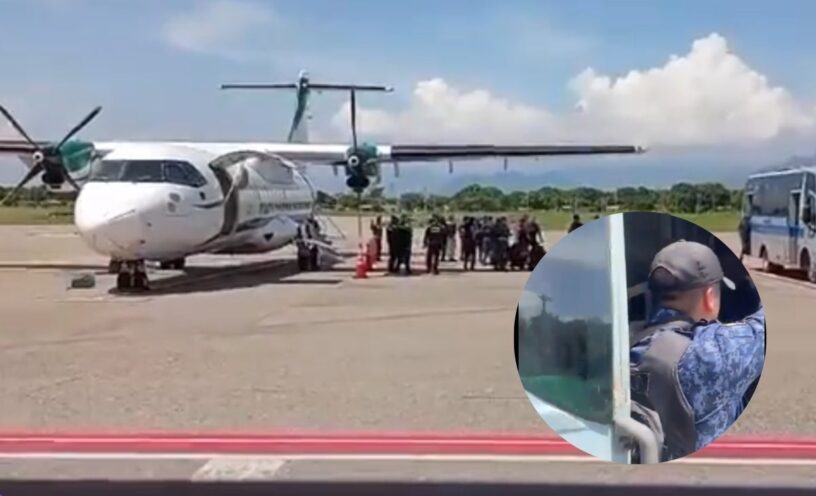 llegada de Brayan Campo a la cárcel de Tramacúa