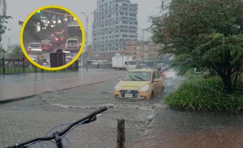 lluvias Bogotá inundación carrera séptima