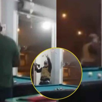 masacre dentro de un billar