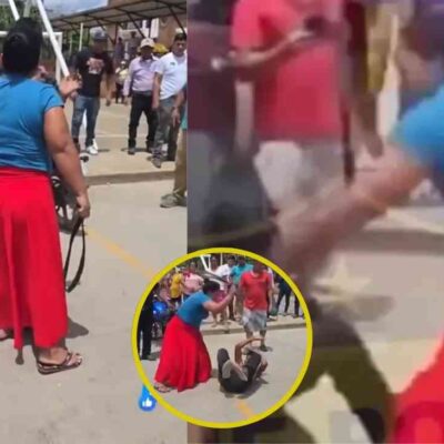 madre sorprendió su hijo robando