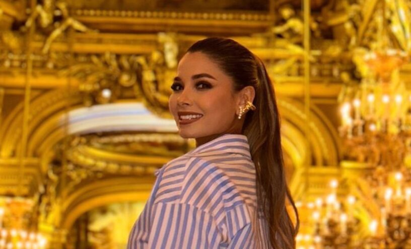 Melissa Martínez estuvo en histórico lugar en París