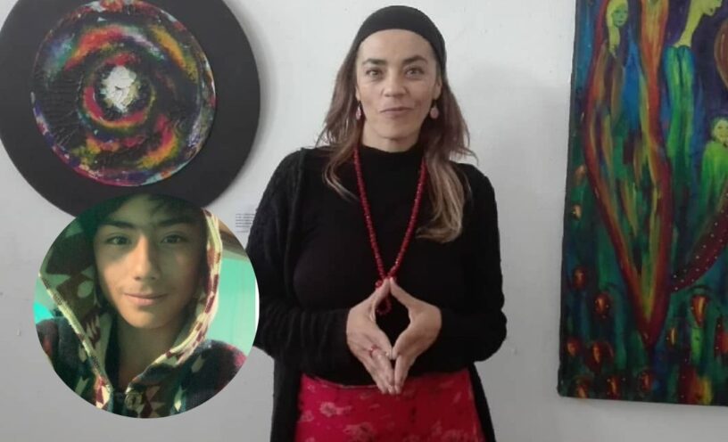 mensaje del hijo de Sandra Reyes