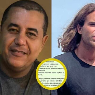 Los mensajes que envió Daniel Sancho a Edwin Arrieta