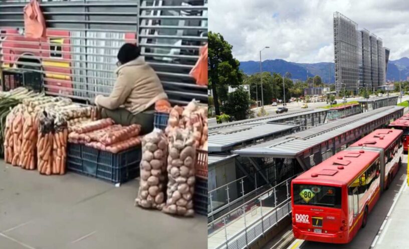 mercado de plaza en estaciones de transmilenio generó polémica