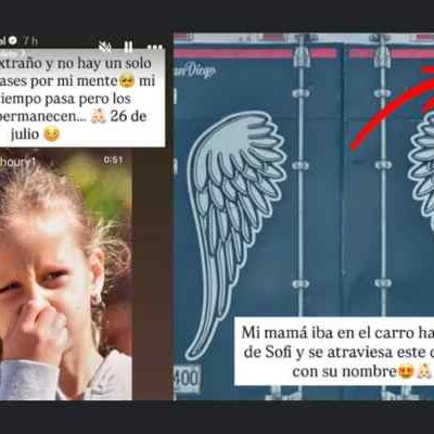 percibió la presencia de su hermana Sofía