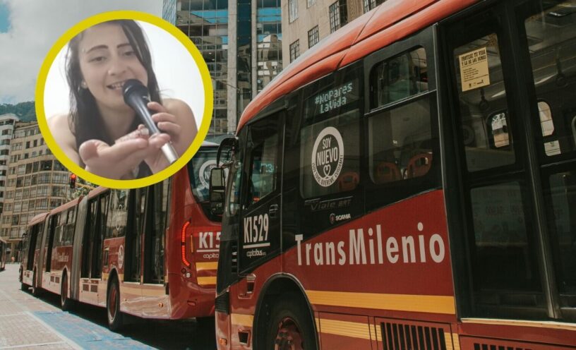 mujer casada con un TransMilenio