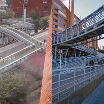 mujer cayó de un puente en Suba